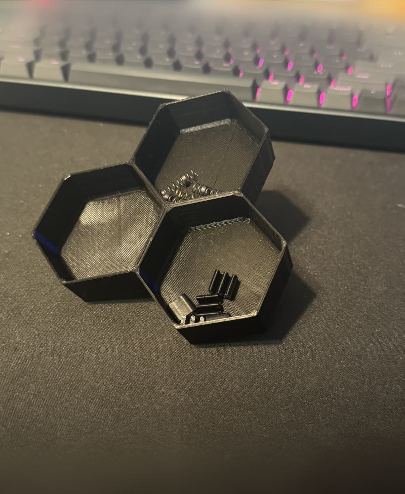 Hex Part Organizers 3d model