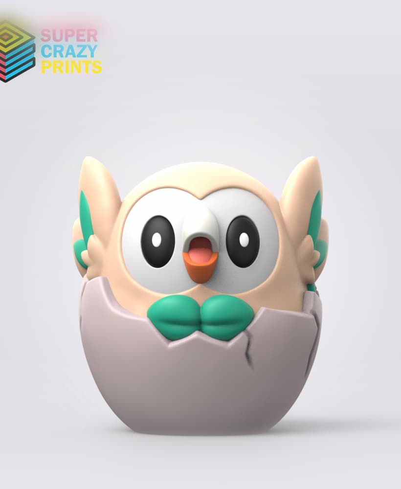 Easter Day Rowlet 3d model