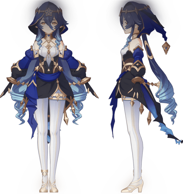 Genshin Impact Layla 3d model