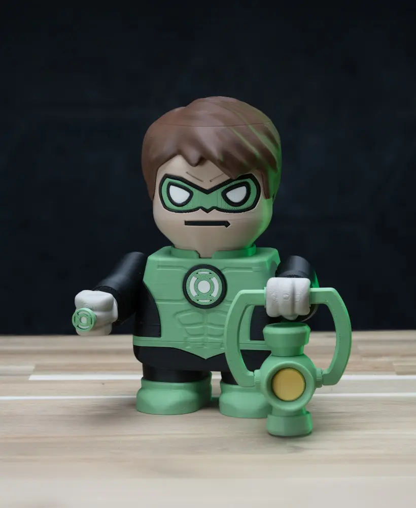 Green Chunktern - Green Lantern DC Kit | No Supports, No AMS, No Glue 3d model