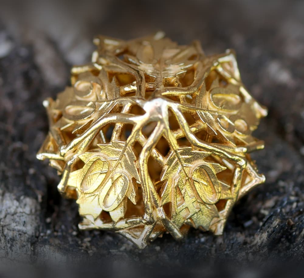 Botanical Die10 Decader (Oak) Mini 3d model