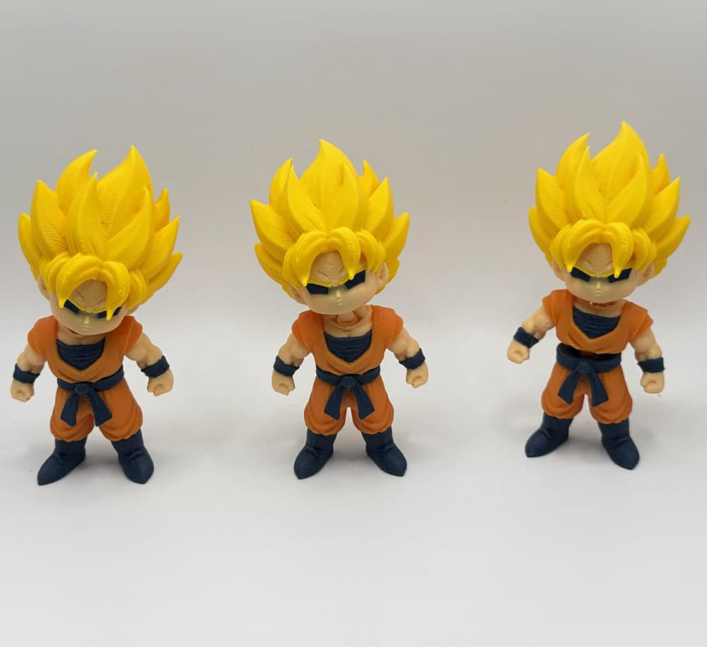 Super Saiyan Goku Flexi 3d model