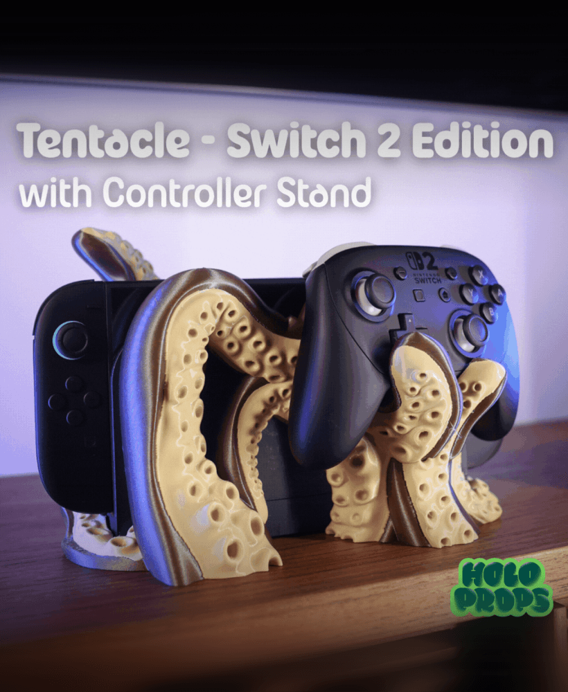 Tentacle Dock – Switch 2 Edition 3d model