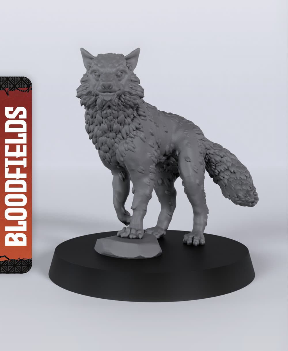 Wolf Taya - With Free Dragon - 5e DnD Inspired for RPG and Wargamers 3d model