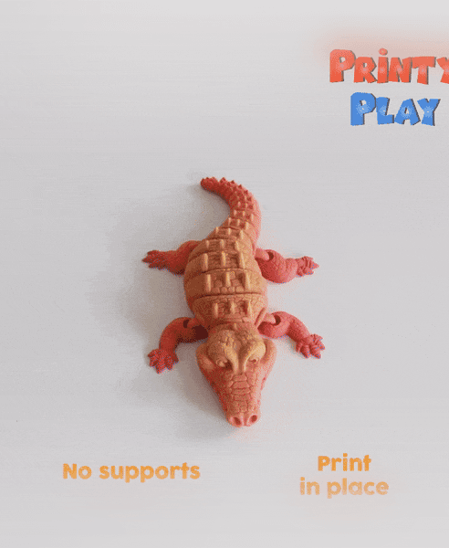 FLEXI CROCODILE 3d model
