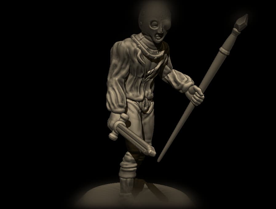 Prisoner - Elden Ring - 3D Printable STL Model 3d model