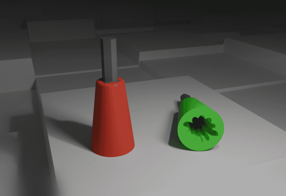 Wire nut tool for 3/8 drill 3d model