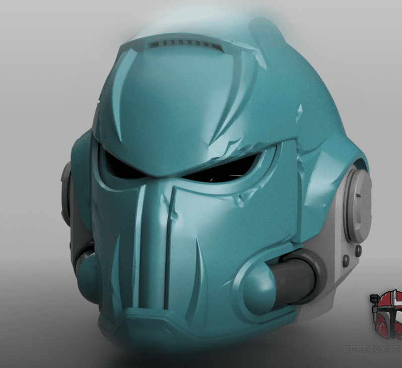 Alpha Legion Sniper SM2 Marine Helmet 1;1 Replica Cosplay 3d model