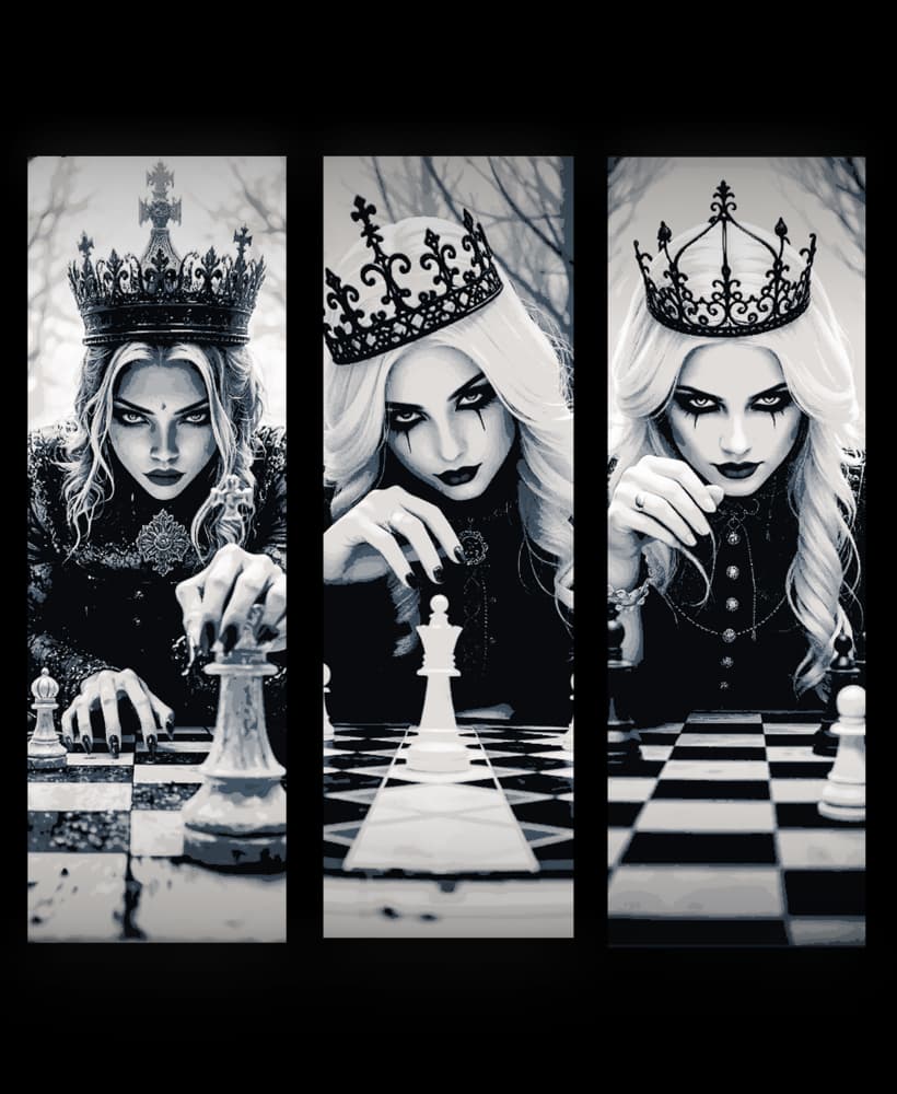 To play the chess game of your life - Set of bookmarks 3d model