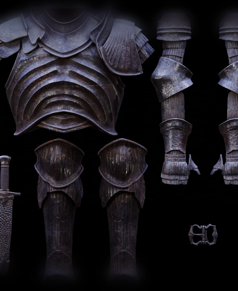 SOUL OF CINDER Plate Armor Set Premium STL Fan Art Model 3d model
