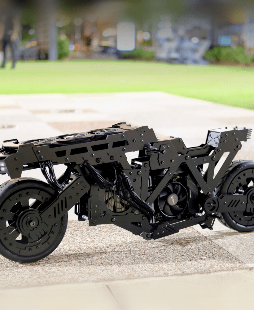 Quantum Retrograde ITX PC Case Bike 3d model