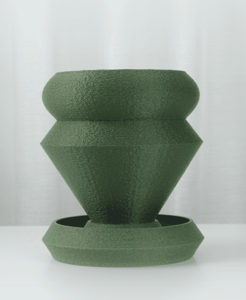 The Foresta Planter STL 3D Print File, Home Decor Planter for Plants and Flowers, Digital Download 3d model