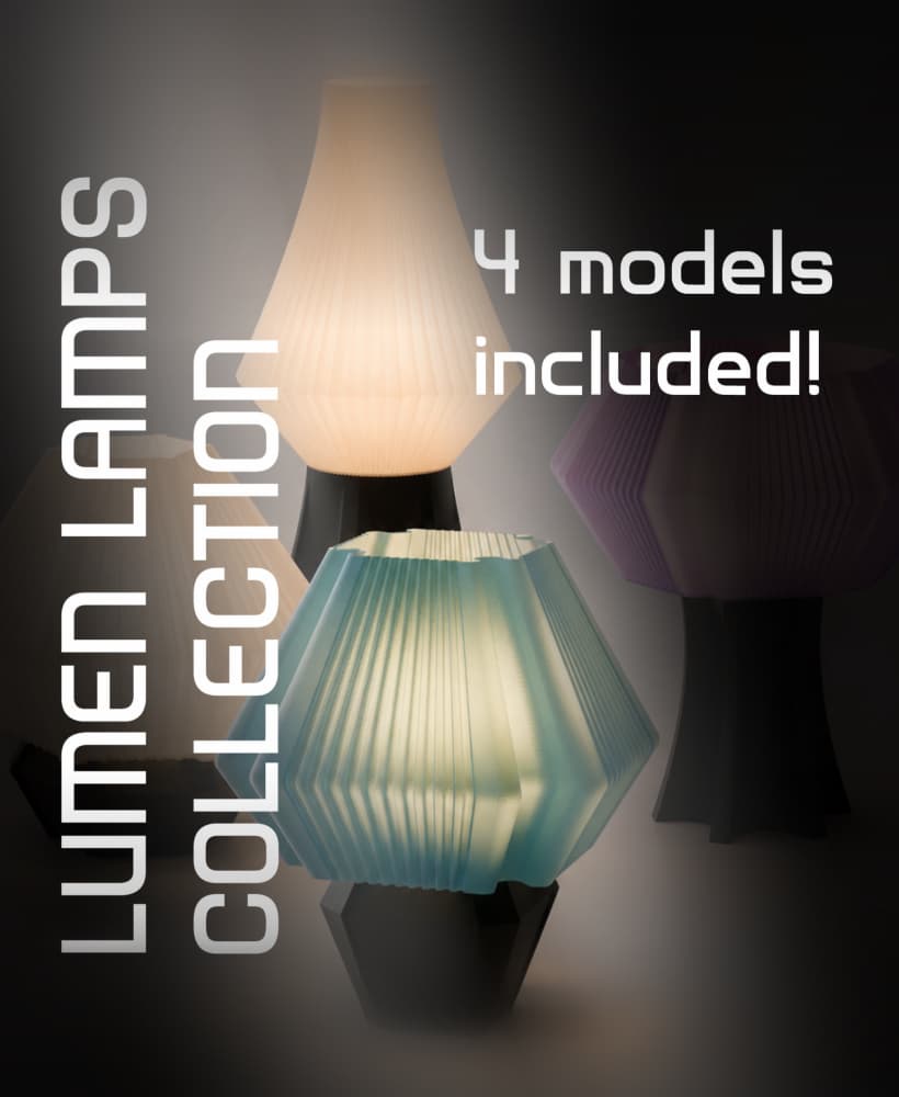 Lumen Lamps Collection BUNDLE 3d model