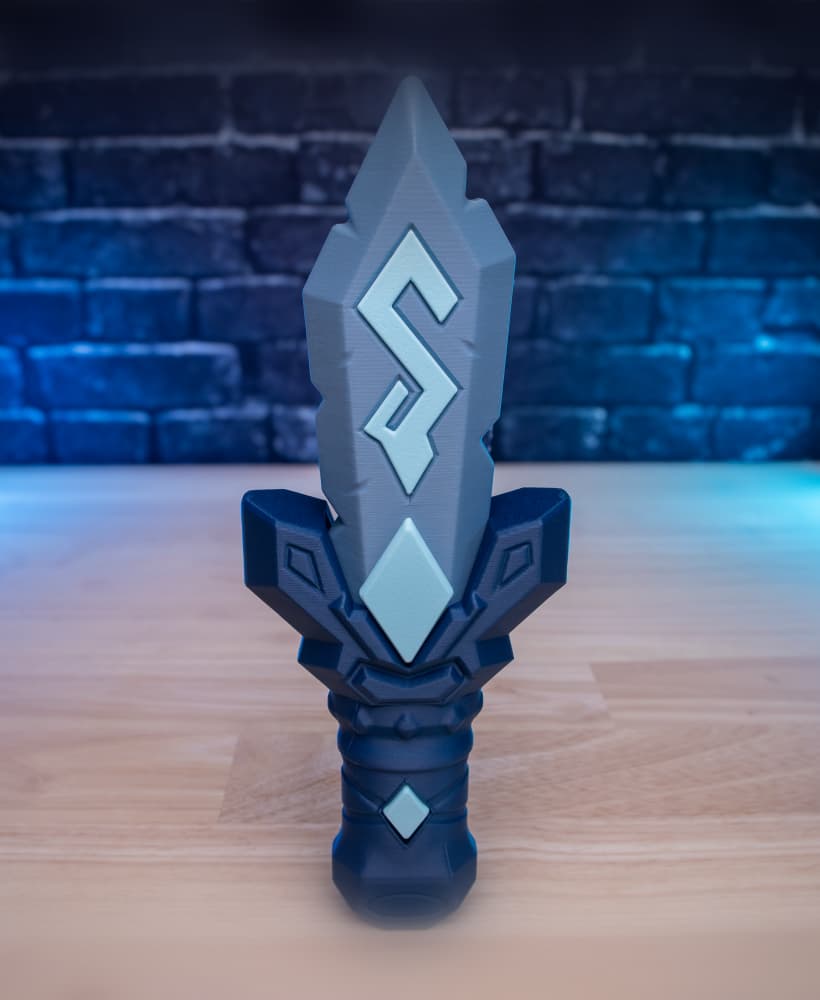 Frostbite - Dagger Prop Kit | No Supports, No AMS, No Glue 3d model