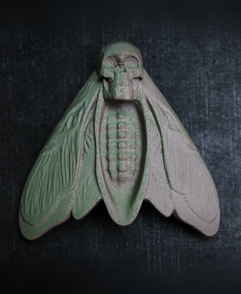 Death Moth Incense Stand (Pre Supported) MEMBERS ONLY 3d model