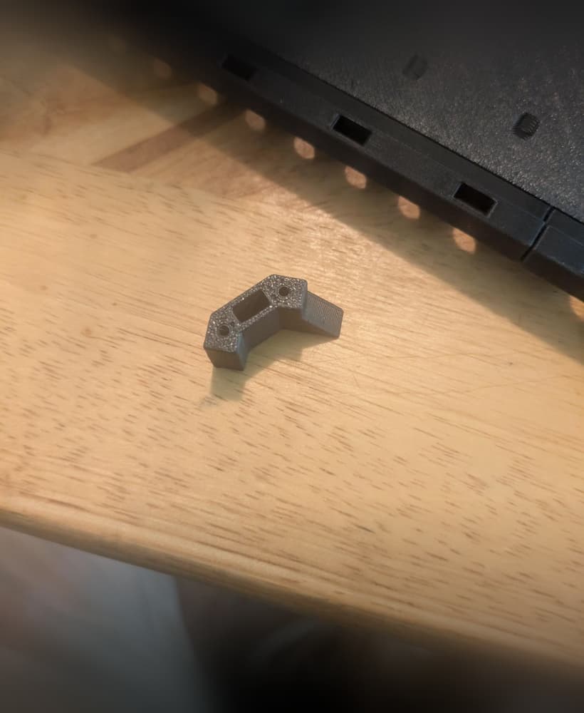 Remix of End Cap - Multiboard Beam - side spacer cut side 3d model