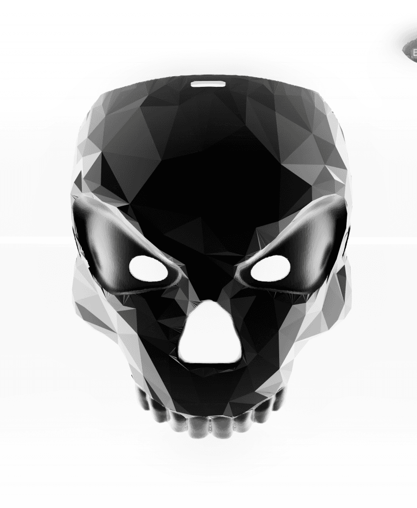 Skull Mask No. 3 3d model