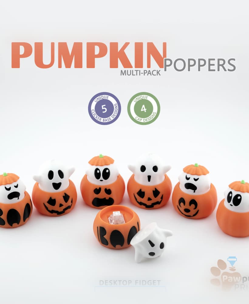 Pumpkin Poppers 3d model