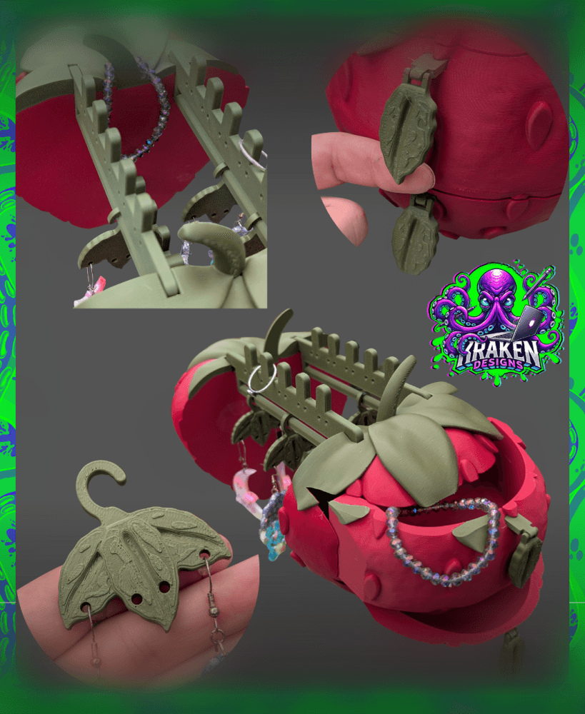 Strawberry Hanger Collab! 3d model