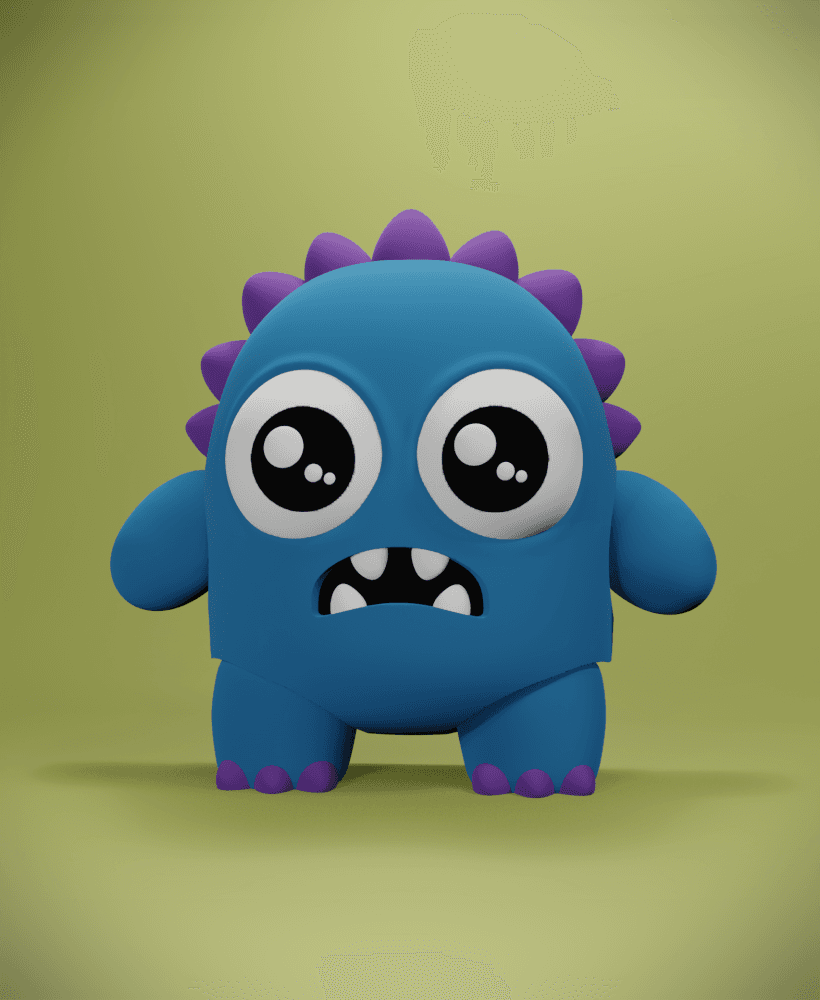 Carl -LIttle Monster Flexi 3d model