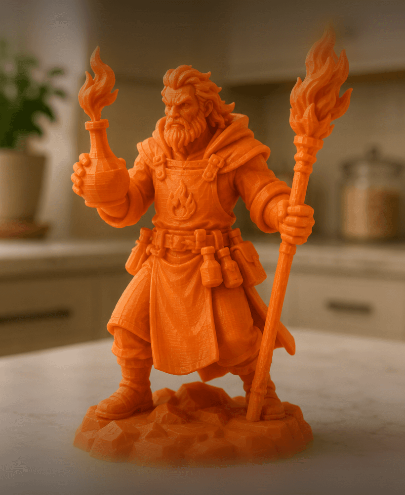 Torchbearer Adventurer STL 3d model