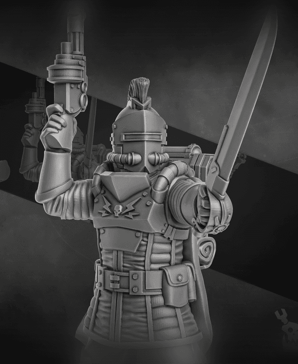 Dawnguard squad commander 3d model