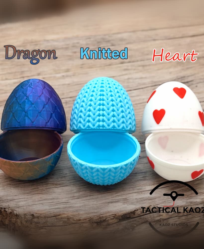 Snap-Fit EGG Collection Pack of 4 3d model