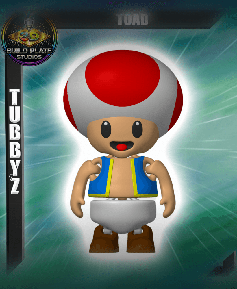 Super Mario Toad 3d model