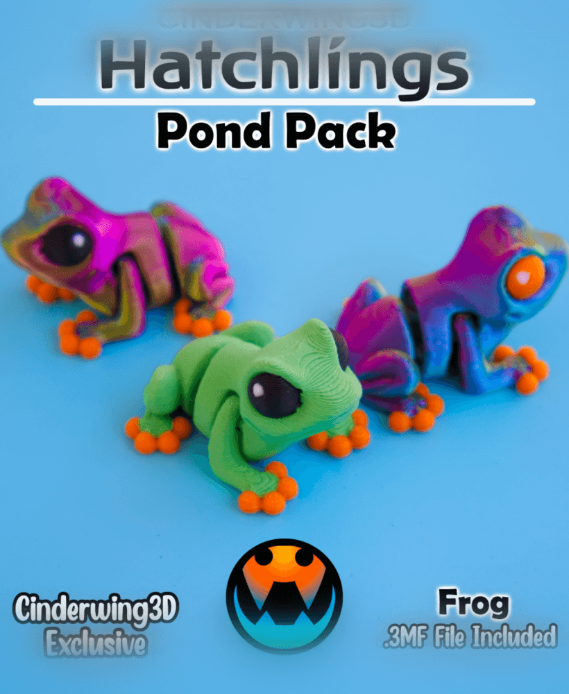 Frog - Hatchling 3d model