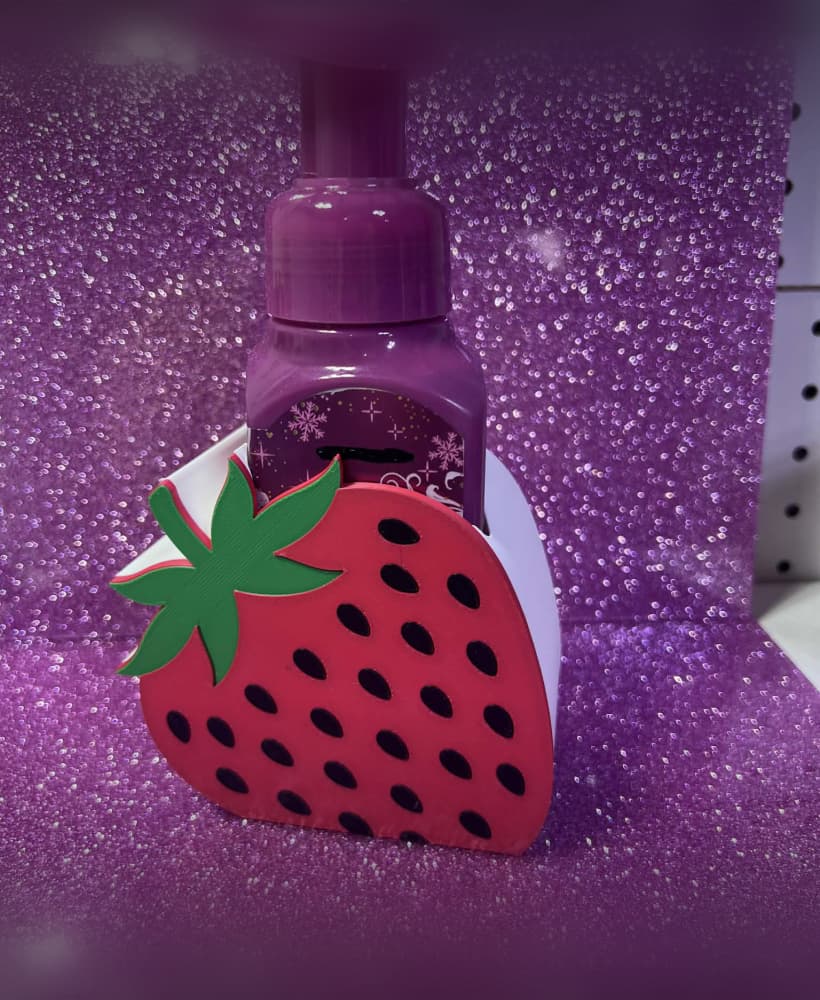 Strawberry Soap Holder bbw 3d model