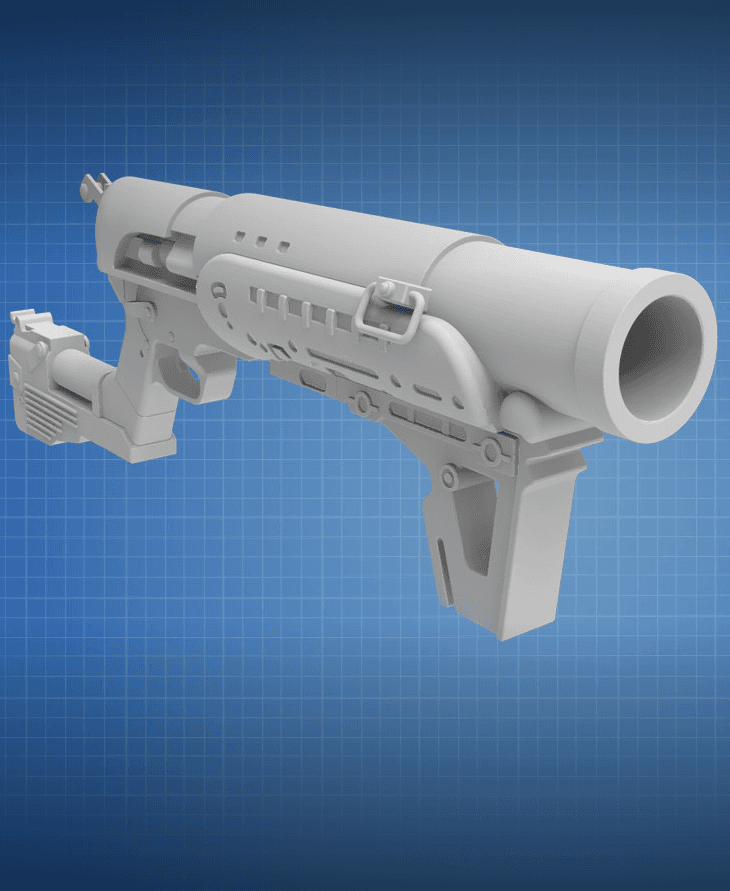 VT-33D Blaster Pistol - Star Wars 3d model