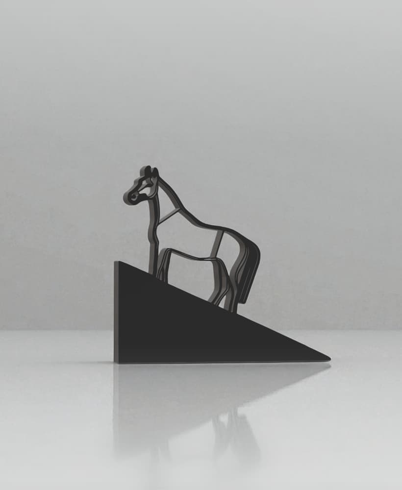 Door Stop, Horse Door Stopper, Door Back, 2 Different Models 3d model