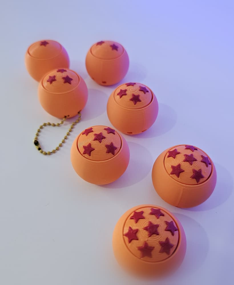 Dragon Ball - Clickers Keychain 3d model