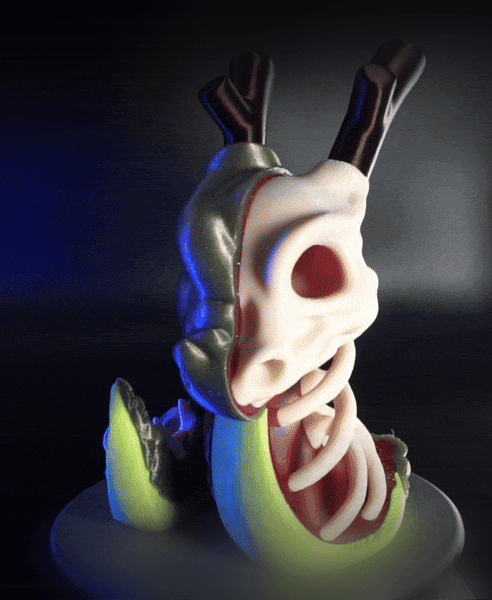 Cali-Dragon: Undead Version 3d model