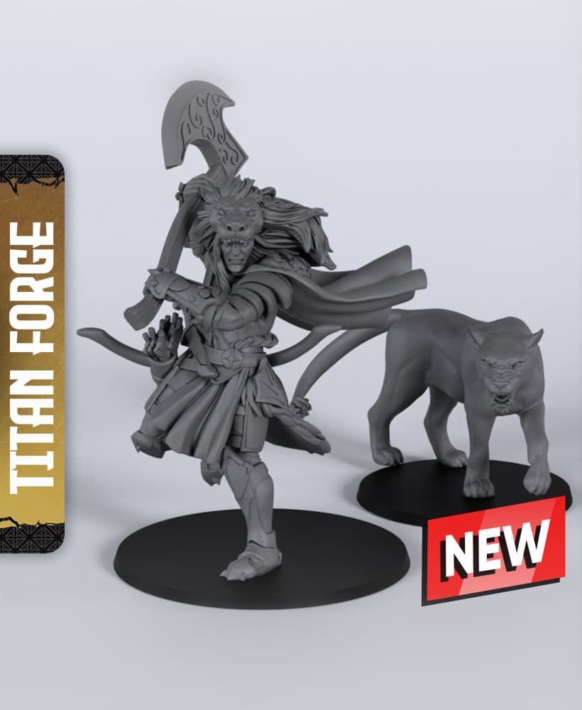 Lethal Ambusher - With Free Dragon Warhammer - 5e DnD Inspired for RPG and Wargamers 3d model
