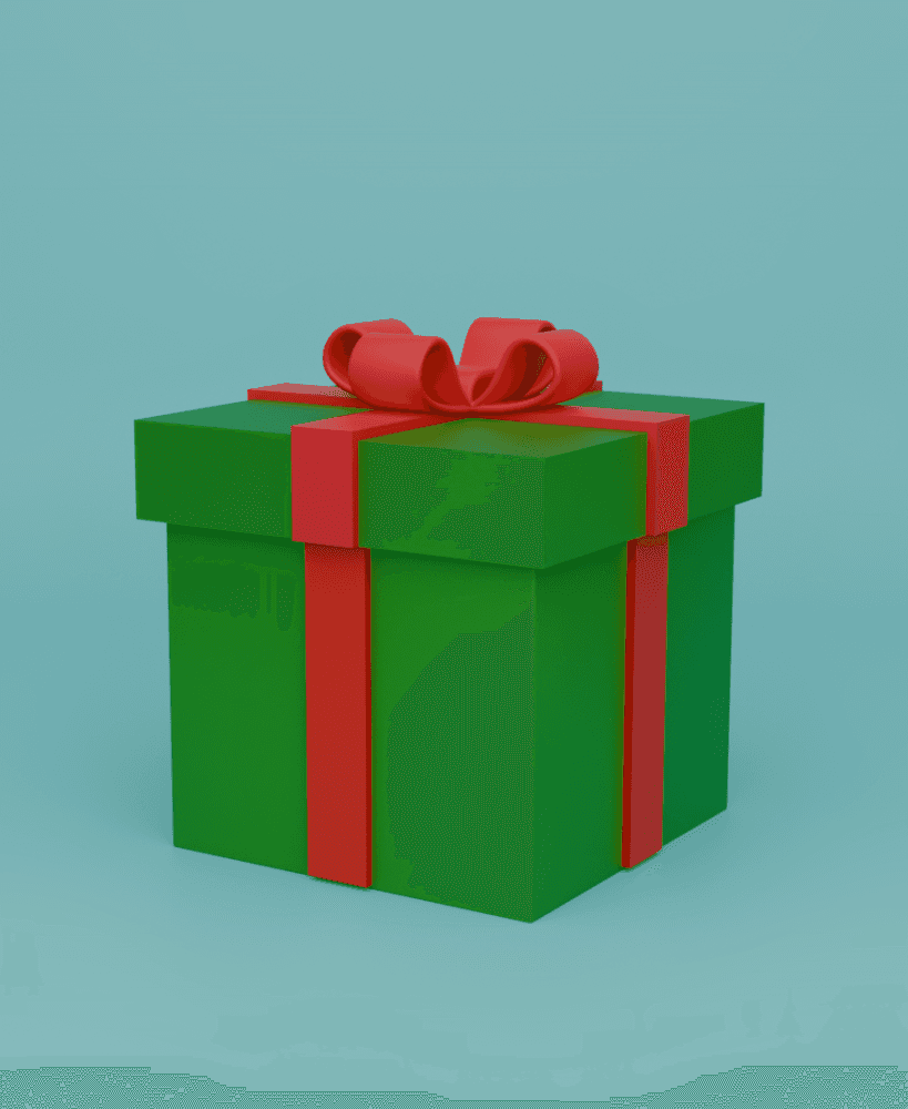 Present Gift Box 3d model