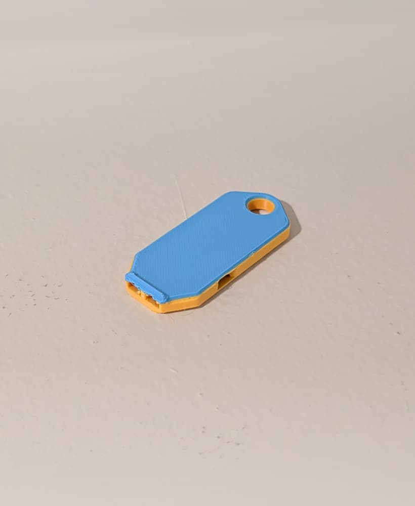 Compact Dual-Chamber Whistle V1 3d model