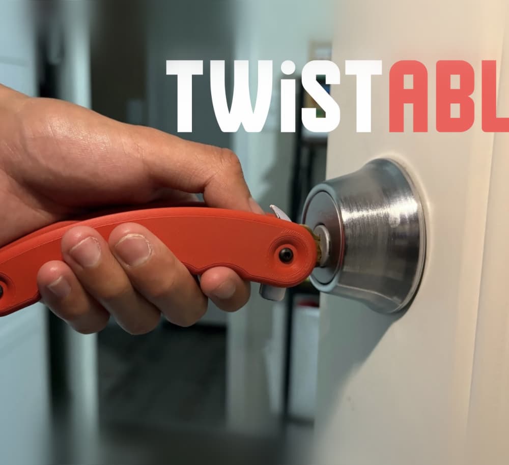 TwistAble | Assistive Key Turner 3d model
