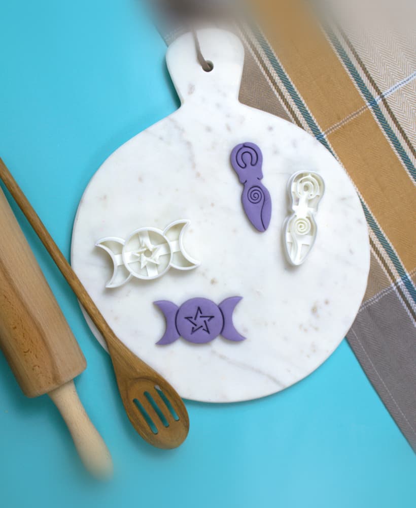 Goddess Cookie Cutter Set 3d model