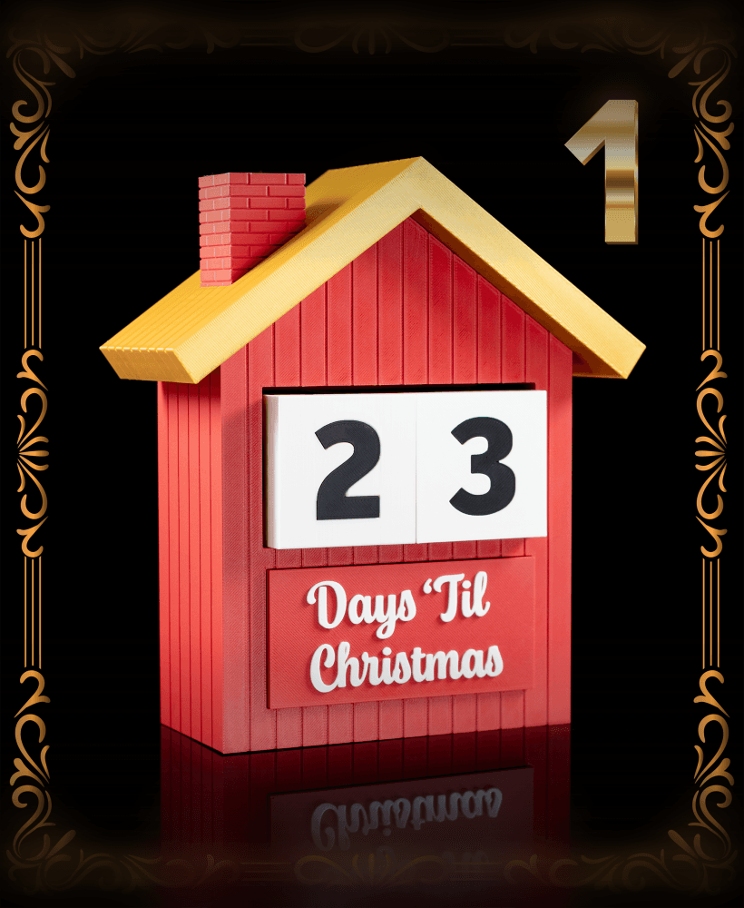 Christmas Countdown - Christmas Day 1 3d model