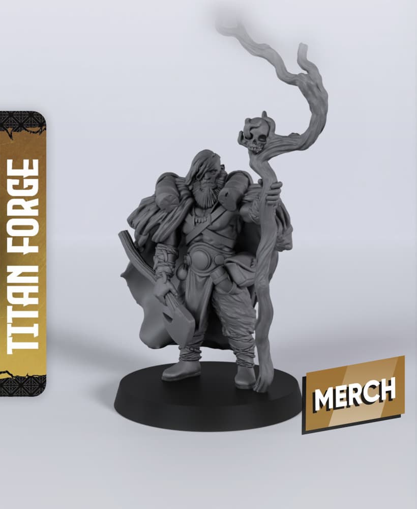 Shapeshifter Spellblade - With Free Dragon - 5e DnD Inspired for RPG and Wargamers 3d model