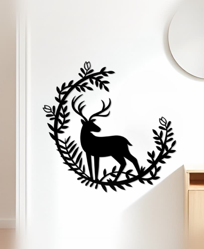 Deer Wall Art, Wall Decor, Home Decor 3d model
