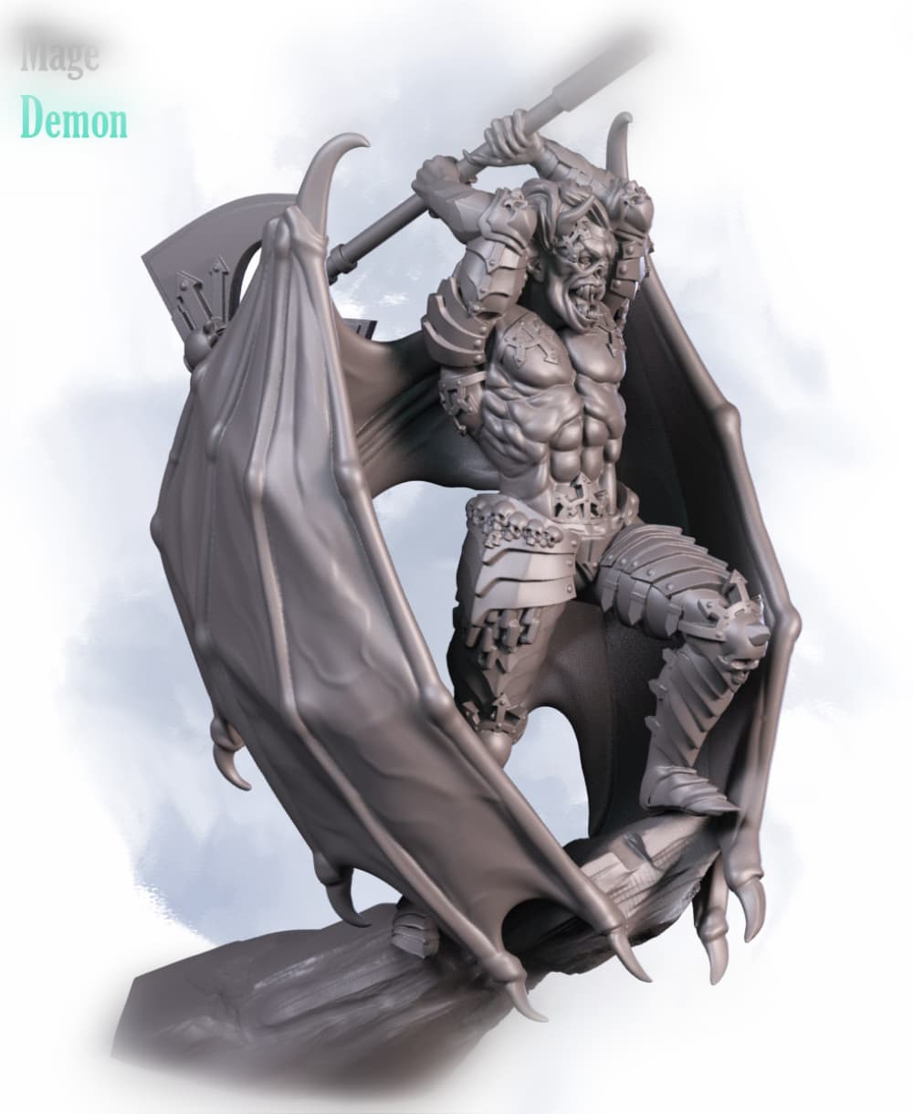 Angry Demon 3d model