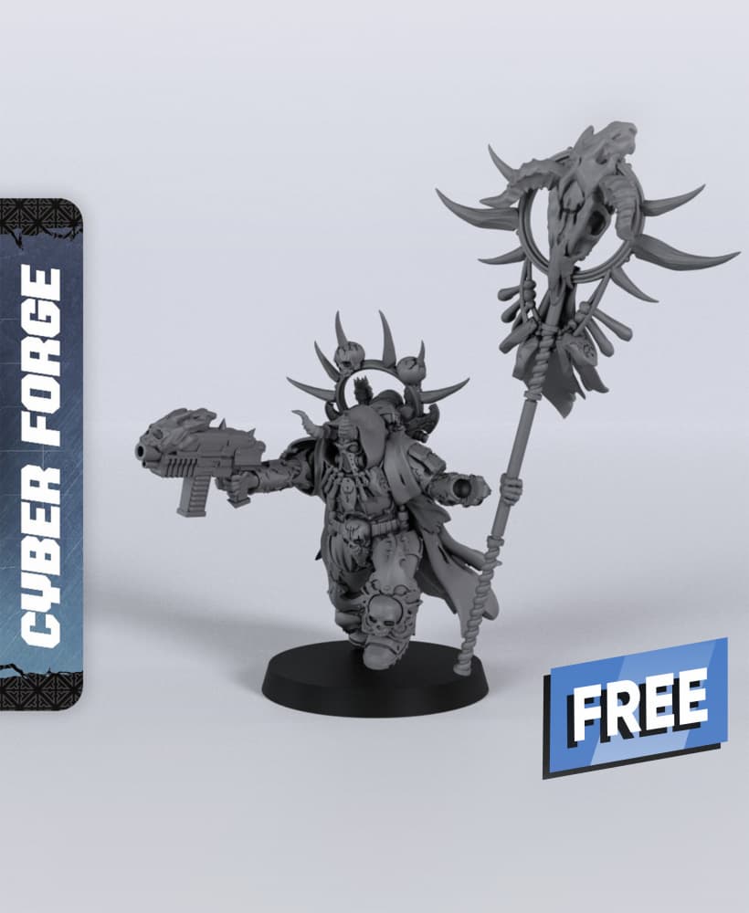 Master of Souls - With Free Dragon - 5e DnD Inspired for RPG and Wargamers 3d model