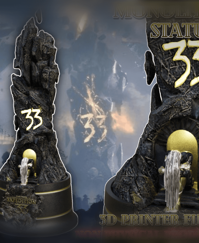 Paintress Monolith from Clair Obscur: Expedition 33 3d model