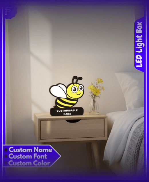 Cute Bee - LED Strip compatible 3d model