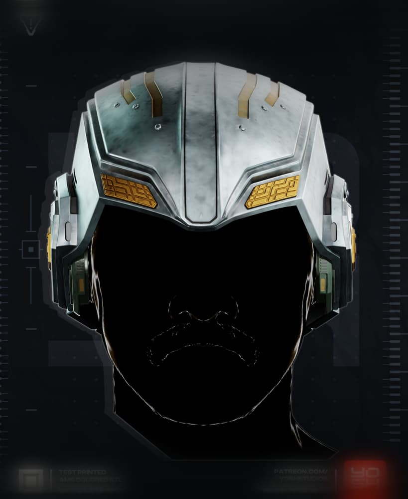 Weapon's Master Helmet 3D Printer STL file 3d model
