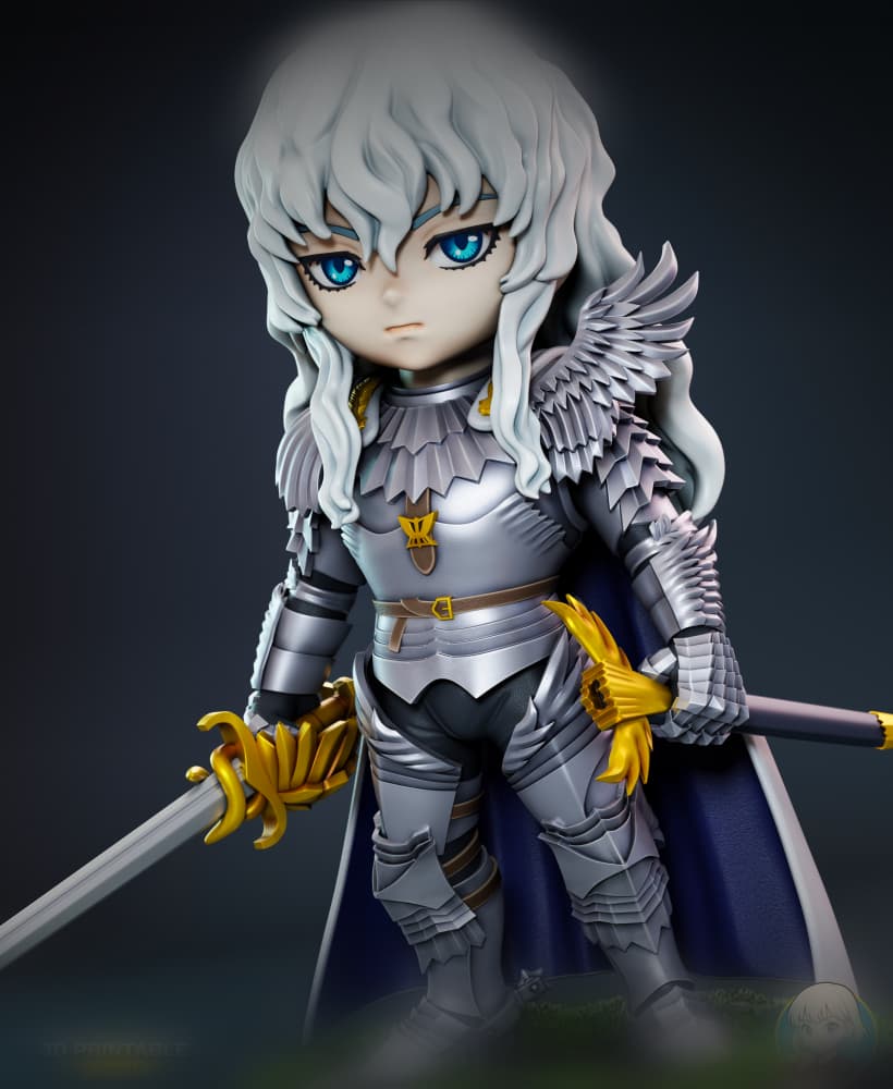Griffith Berserk Chibi - Premium Collectible 3d model