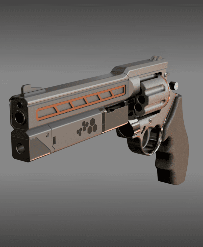 KAHN-.357 revolver | Payday 2 3d model