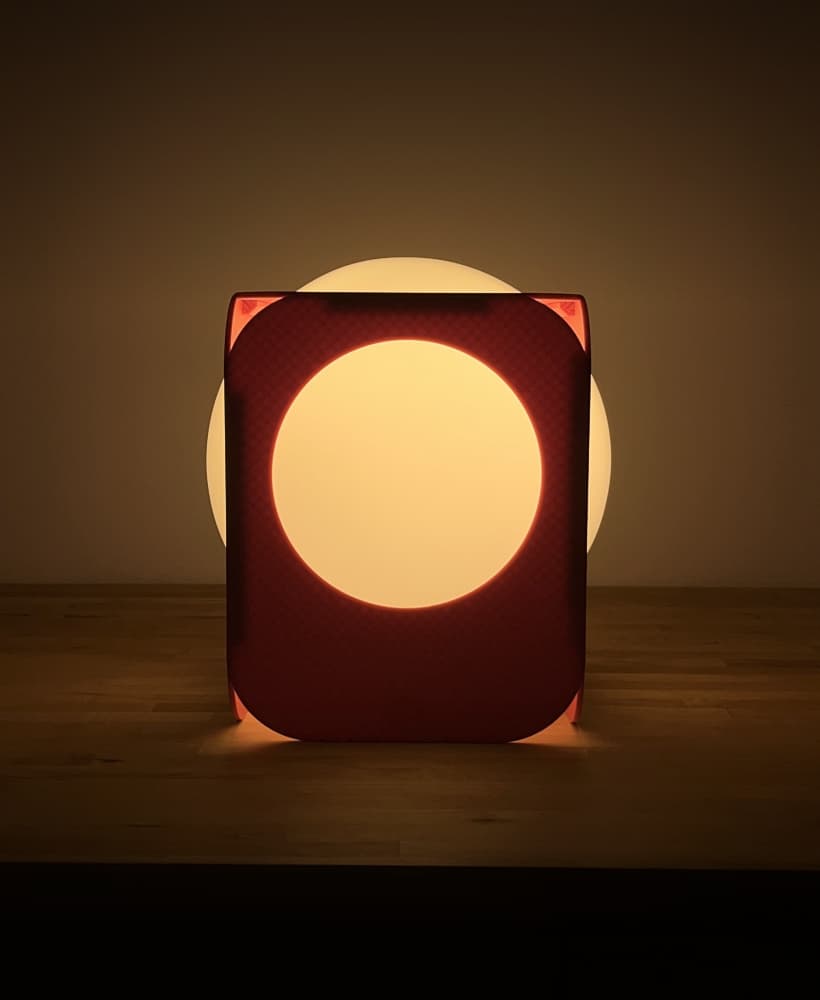 Ikea Fado cube 25cm lamp stand base 3d model